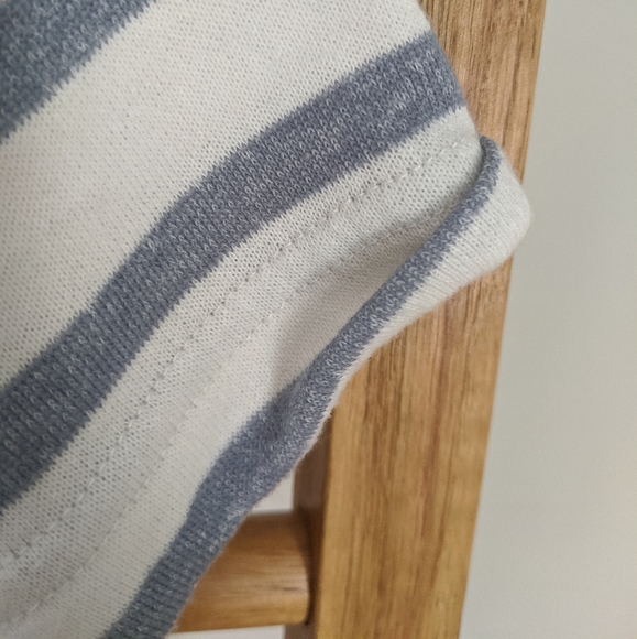 Lou & Grey Pin Striped Short Sleeve Top - Picture 3 of 3